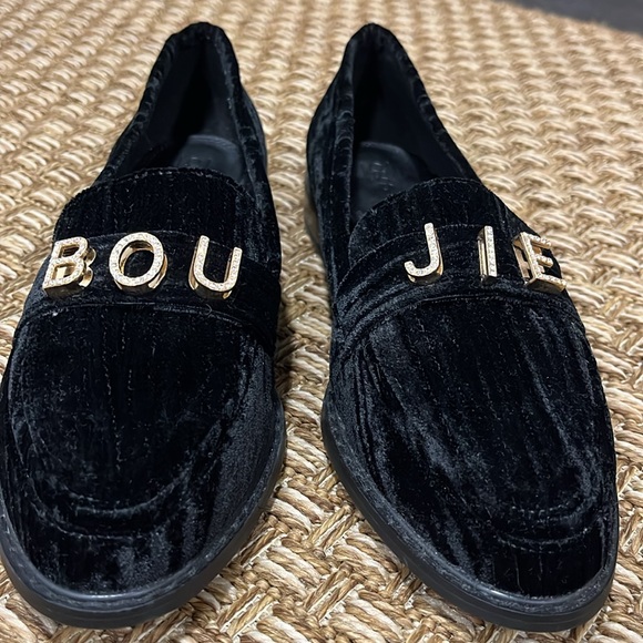 ASOS shoes, black velvet loafers, unisex, like new. - Picture 7 of 9